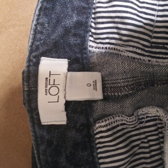 Ann Taylor LOFT Flare Leg Denim Trousers - Picture 3 of 3
